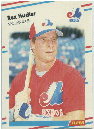 1988 Fleer Update Baseball Cards       101     Rex Hudler